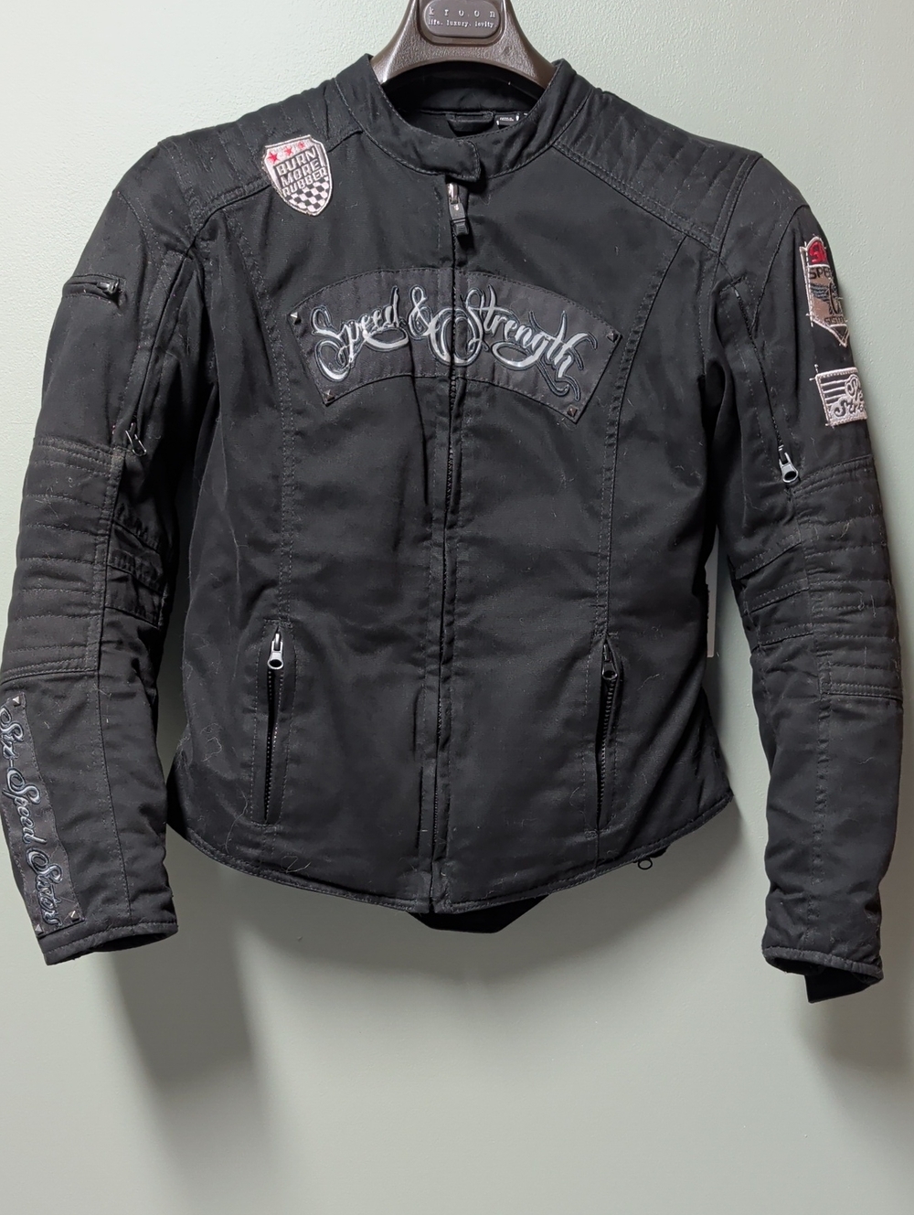 Speed and Strength Women's Cloth Motorcycle Jacket M